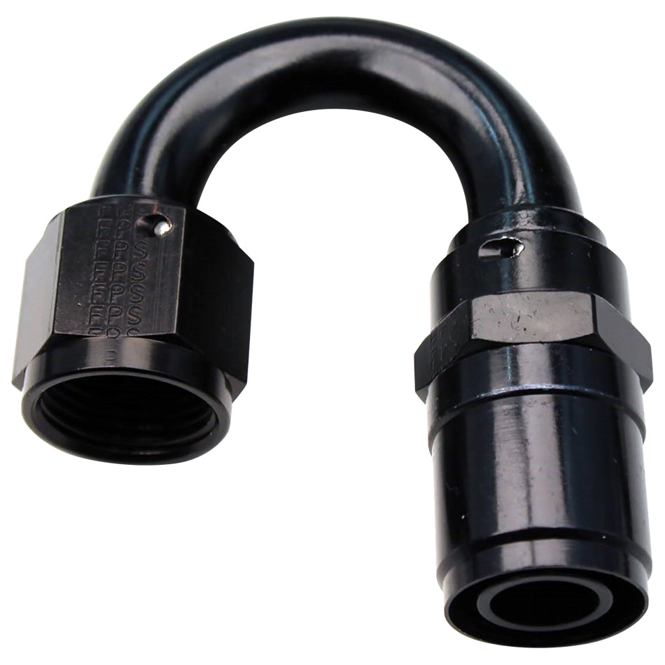#10 Race-Rite Crimp-On Hose End 180-Degree Supply