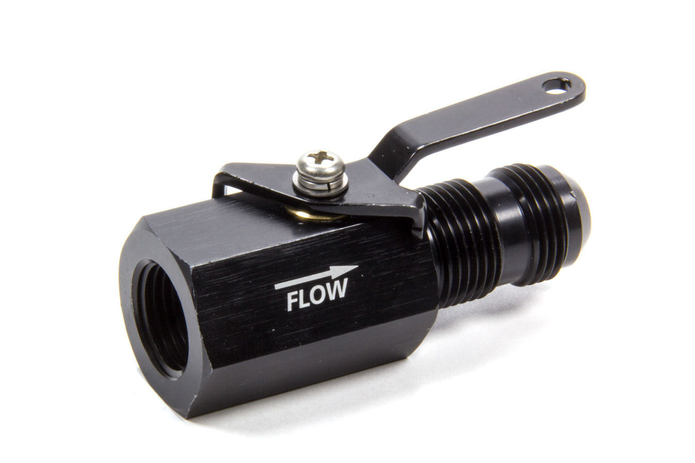 #10 Shut off Valve Black Female Inlet/Male Outlet Online now