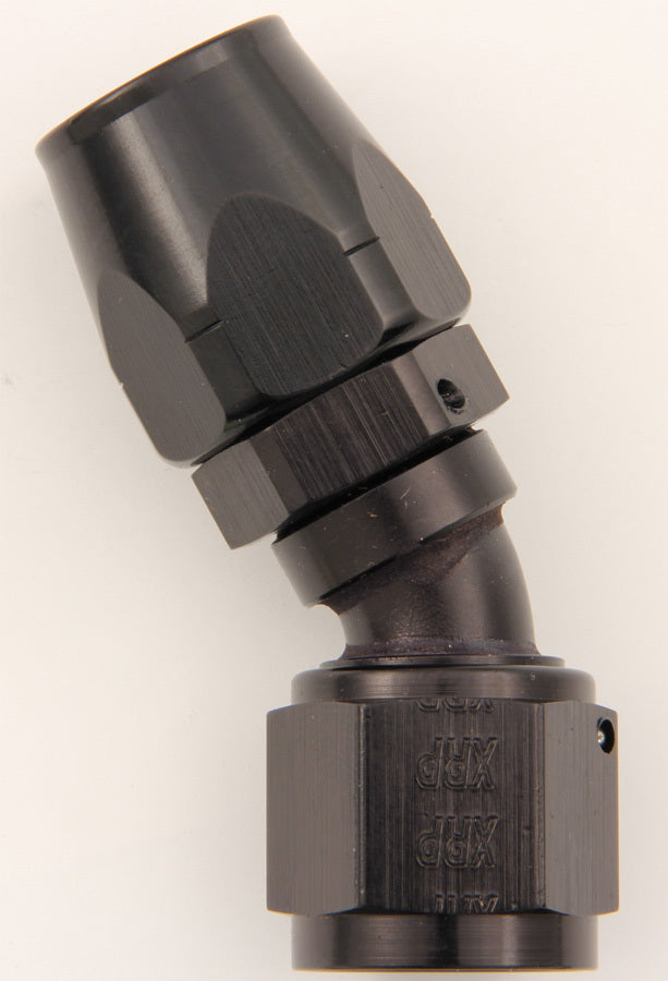 #12 30 Deg Dbl Swivel Hose End Black Online Sale