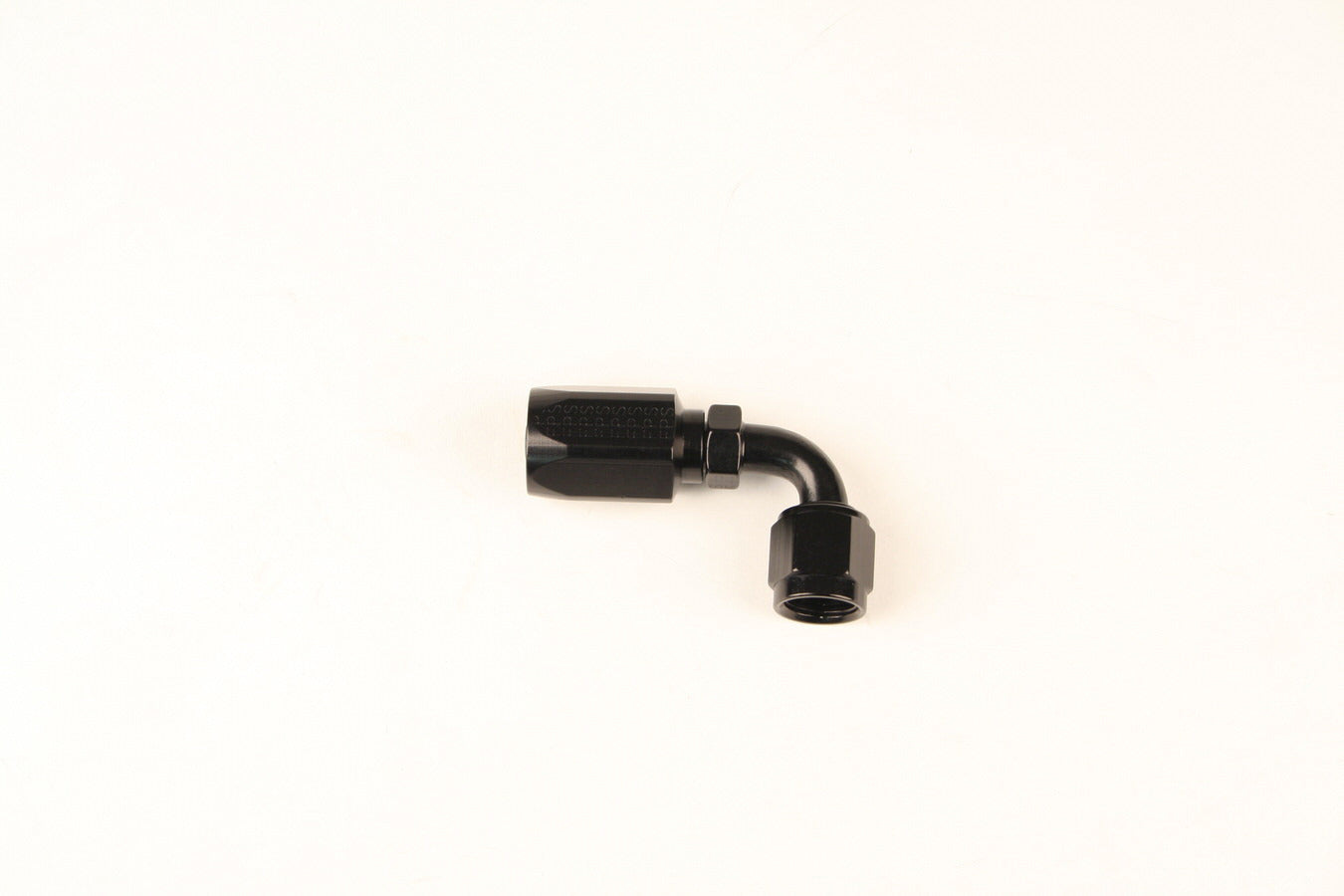 #6 x 90 Degree Hose End Aluminum Black Only Supply