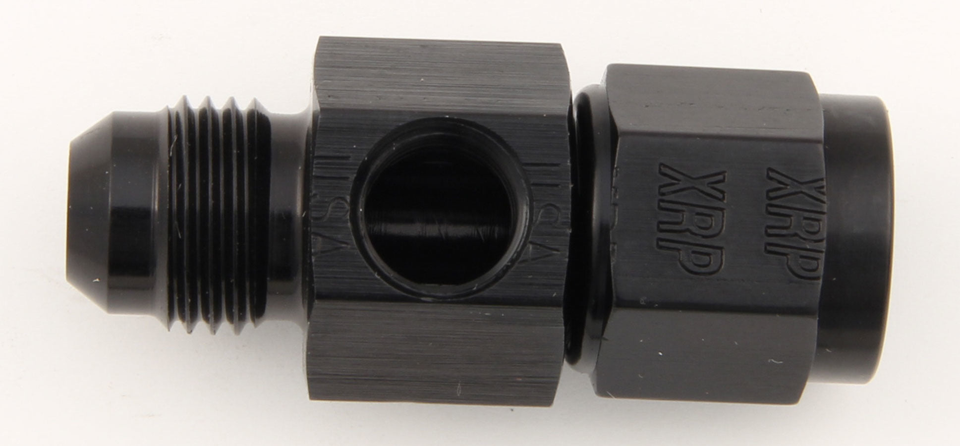 #6 to #6 Fem Fuel Press Adapter w/ 1/8 NPT Port on Sale