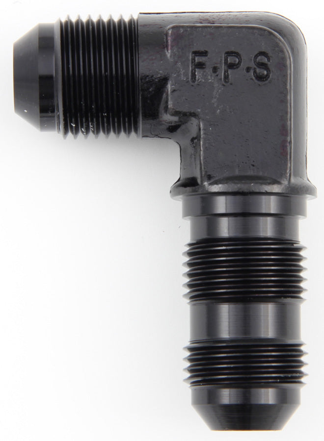 #6 x 90 Deg Bulkhead Fitting Black Supply