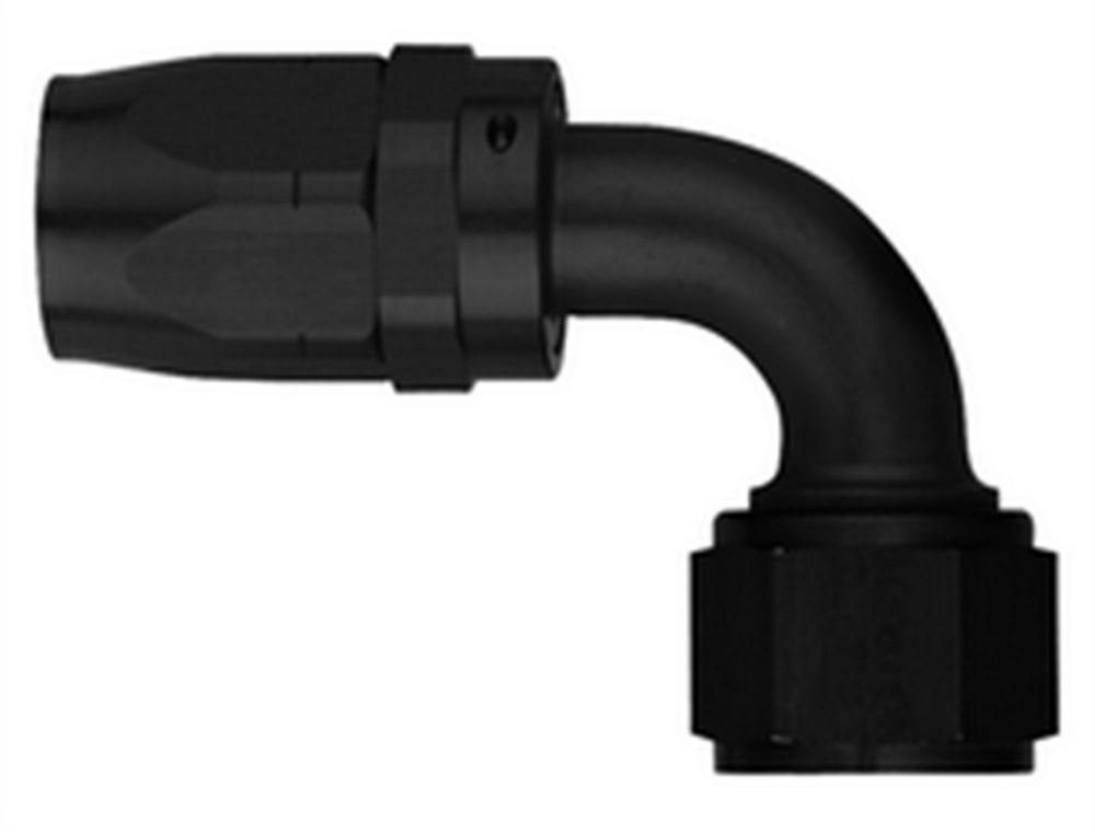 #8 90 Deg Hose End Black Online now