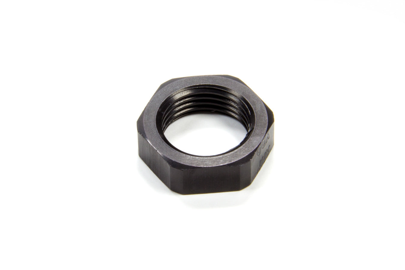 #8 Bulkhead Nut Alum Black Hot on Sale