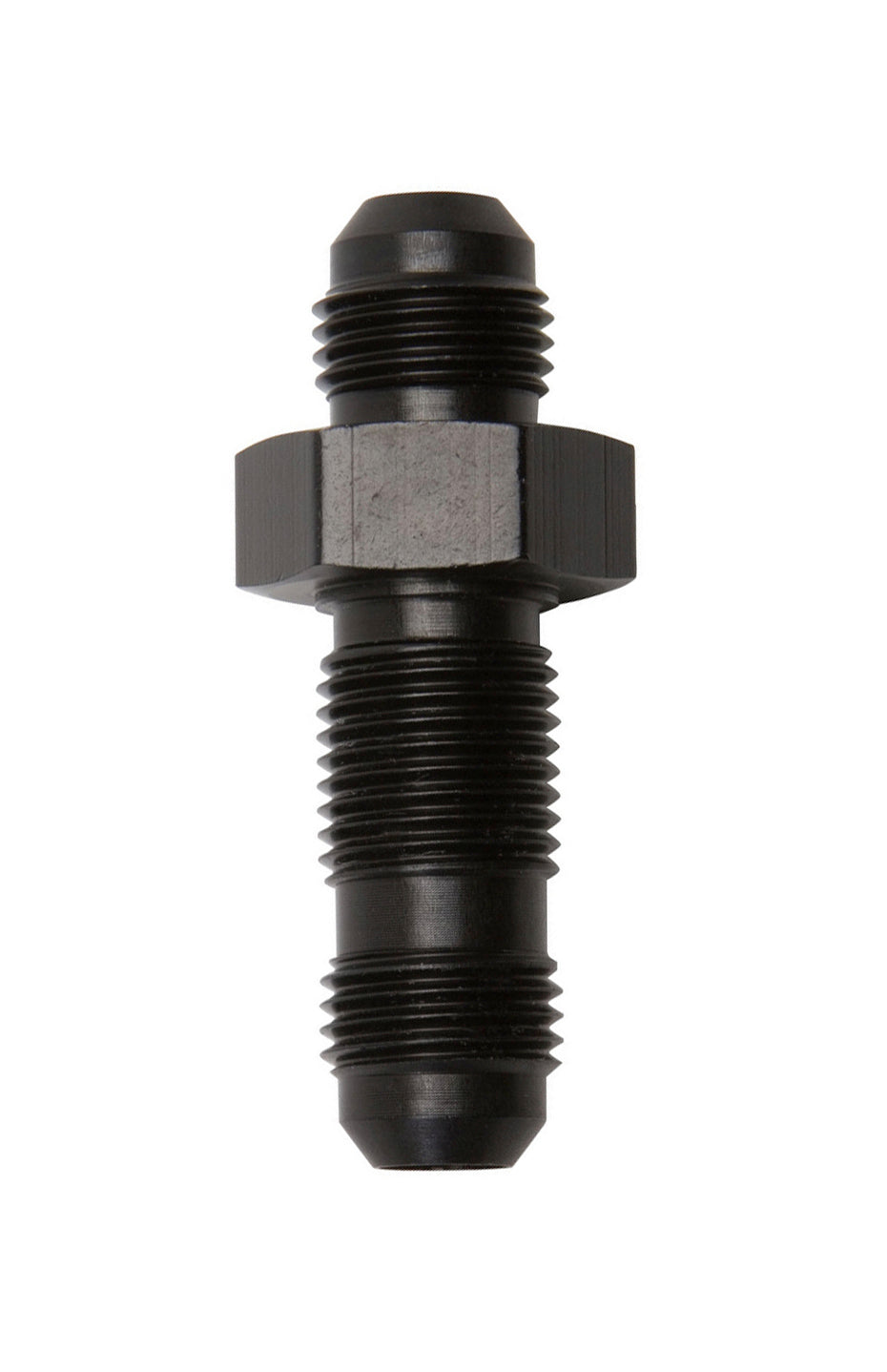 #6 Str Bulkhead Fitting Black Discount