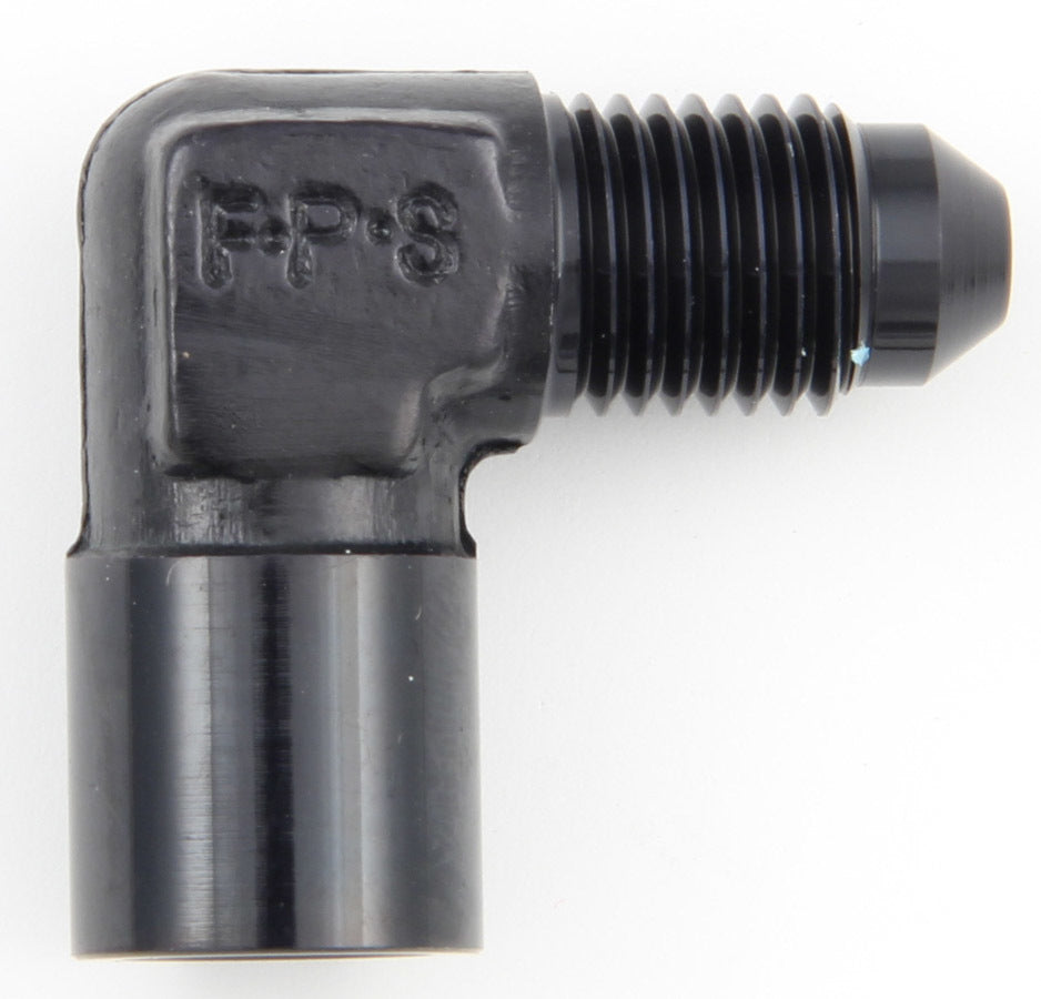 #4 Male x 1/8 FPT 90 Deg Gauge Adapter Inline Sale