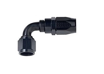 #6 x 90 Power Flow Hose End Black Online now