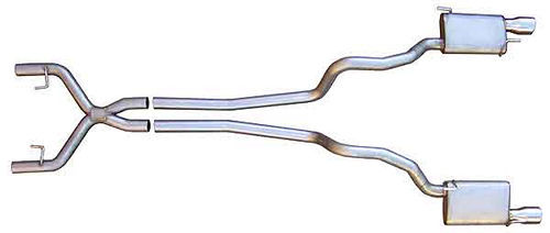 05-10 Mustang 4.0L 2.5in Cat Back Exhaust System Online now