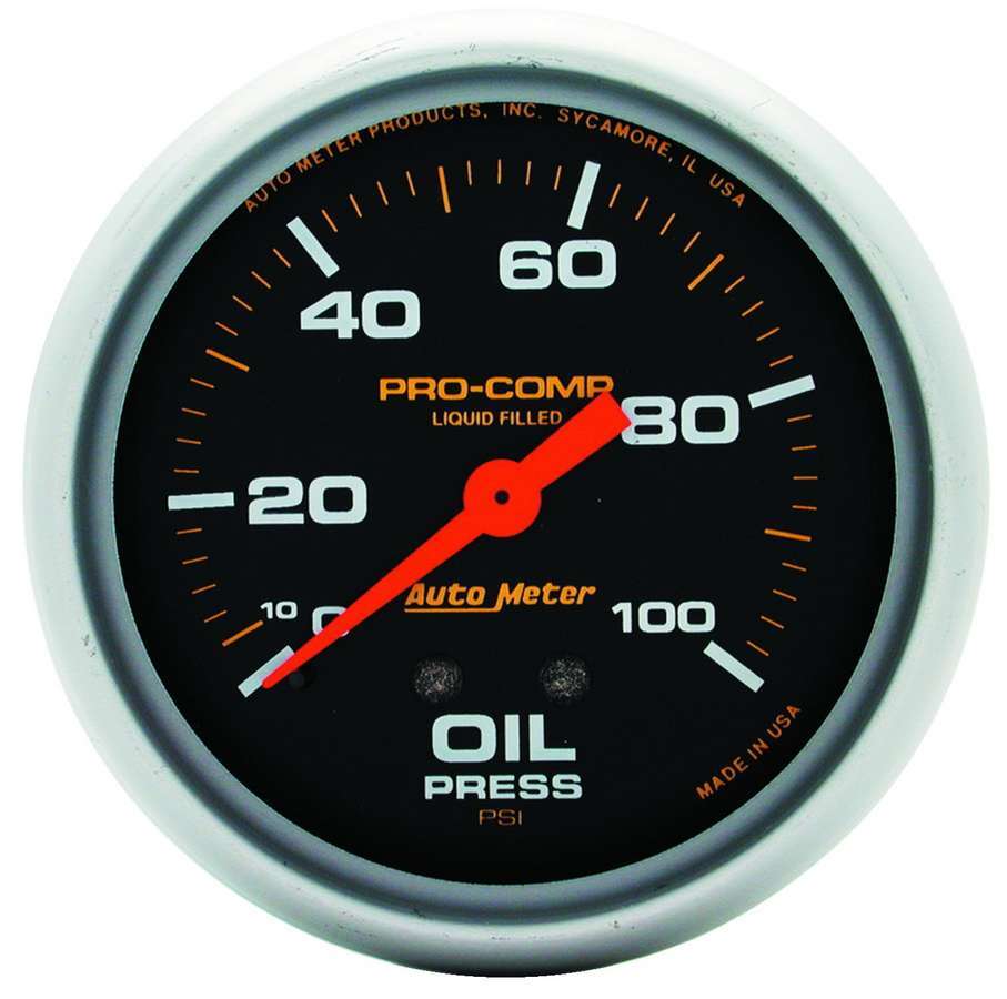 0-100 Oil Pressure Gauge Online Sale
