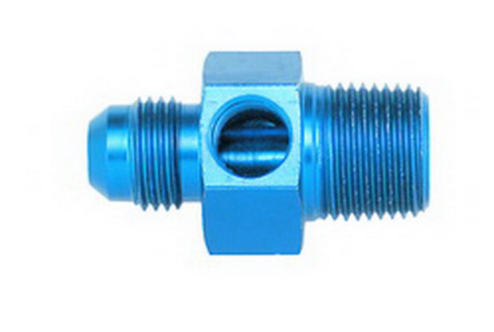 #8 to 3/8in NPT Str Adpt w/ 1/8in NPT Port Hot on Sale