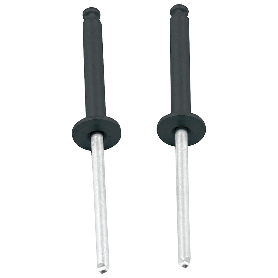 1/8in Alum Rivet Black 100pk Flange Type on Sale