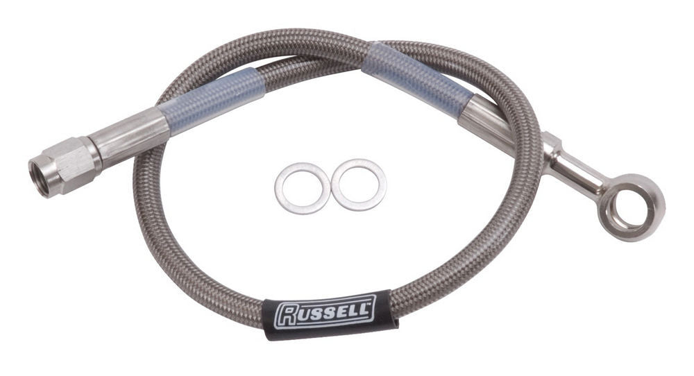15in DOT Endura Brk Hose 10mm Banjo to #3 Str Online now