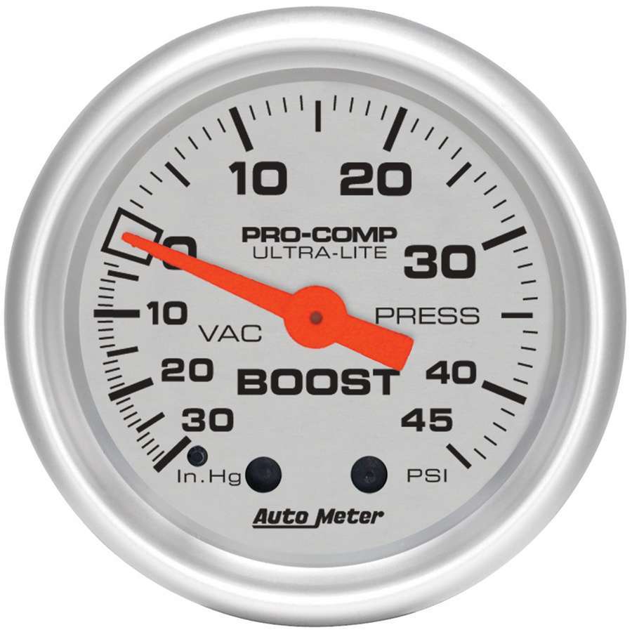 2-1/16in U/L Boost/Vac Gauge 30/45 Online