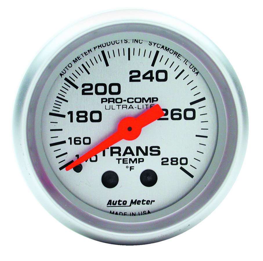 2-1/16in Ultra-Lite Oil Trans Temp. Gauge Hot on Sale
