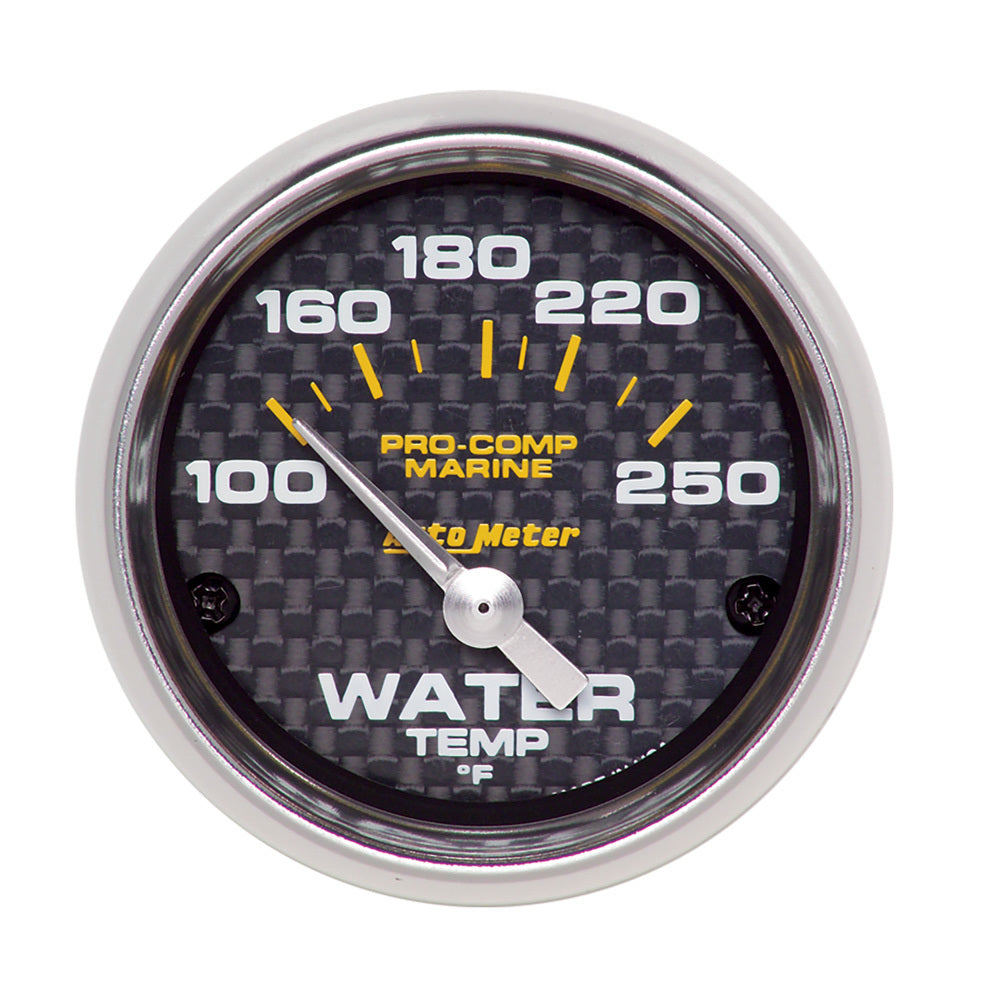 2-1/16 Water Temp Gauge 100-250F C/F Marine Supply