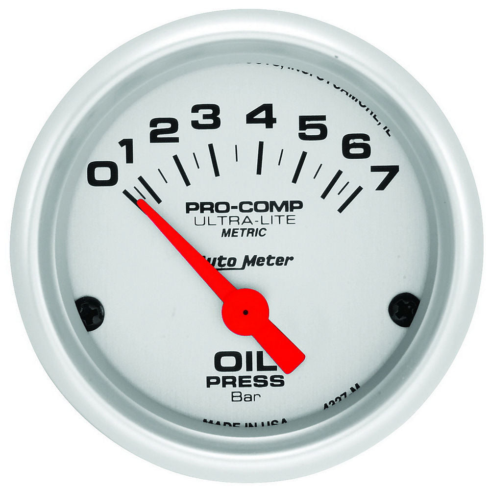 2-1/16 U/L Oil Pressure Gauge – 0-7 Bars Hot on Sale