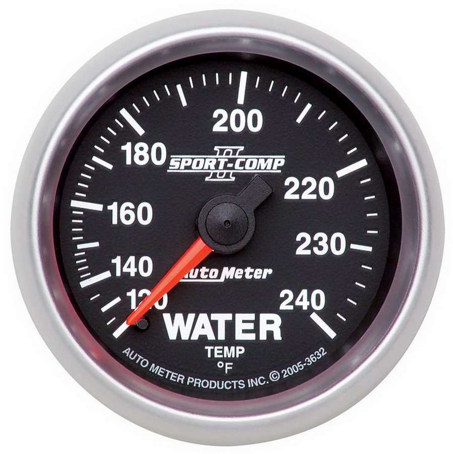 2-1/16in S/C II Water Temp. Gauge 120-240 Online Hot Sale