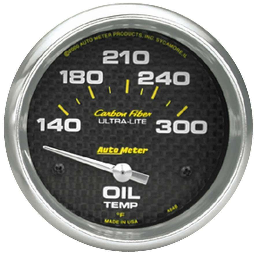 2-5/8in C/F Oil Temp. Gauge 140-300 Discount