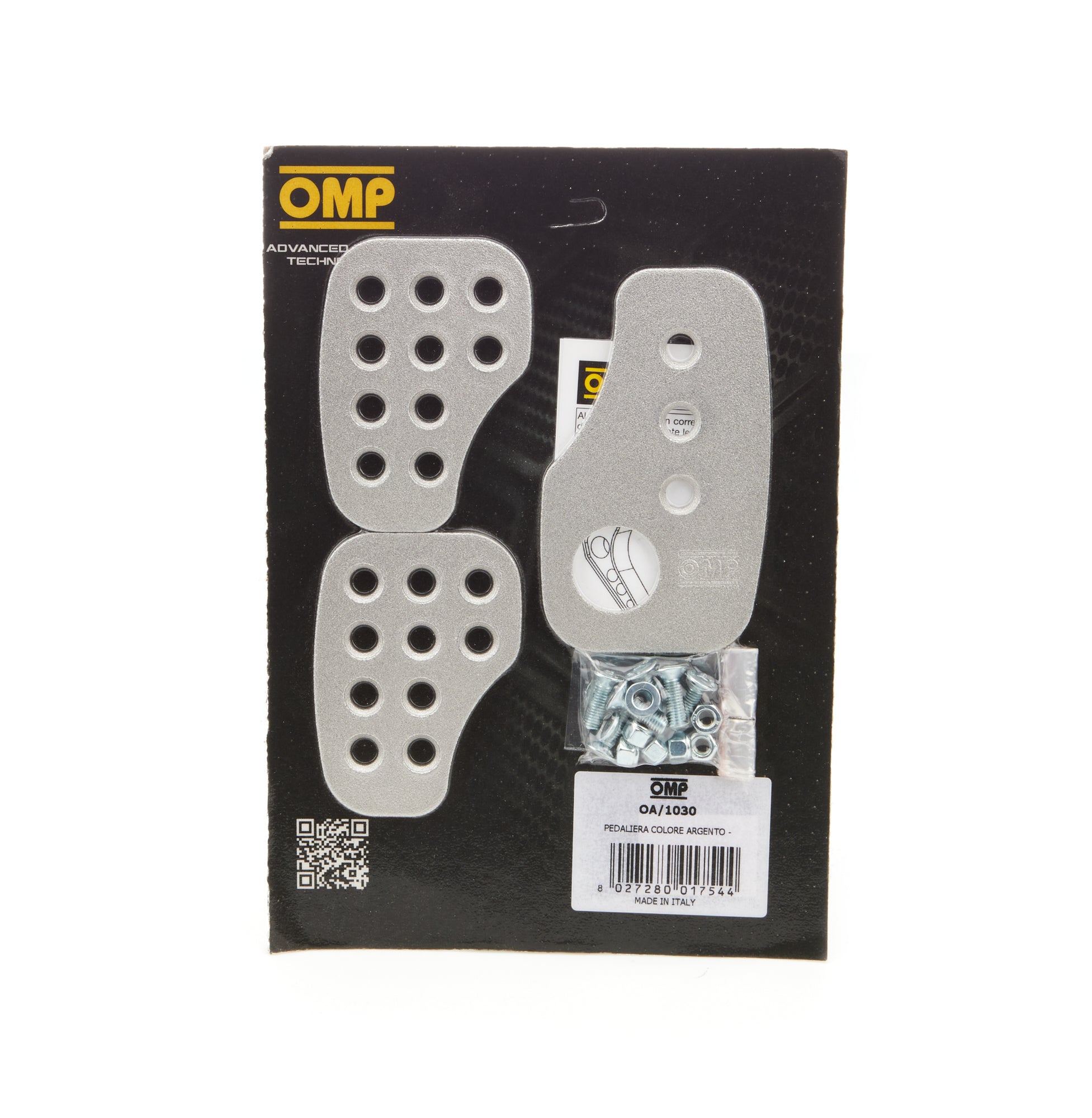 3 Pedal Set Smooth Aluminium Fashion