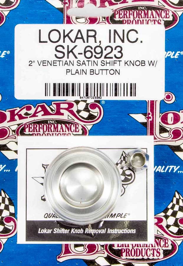 2in Shift Knob Venetian Brushed w/Button Online now