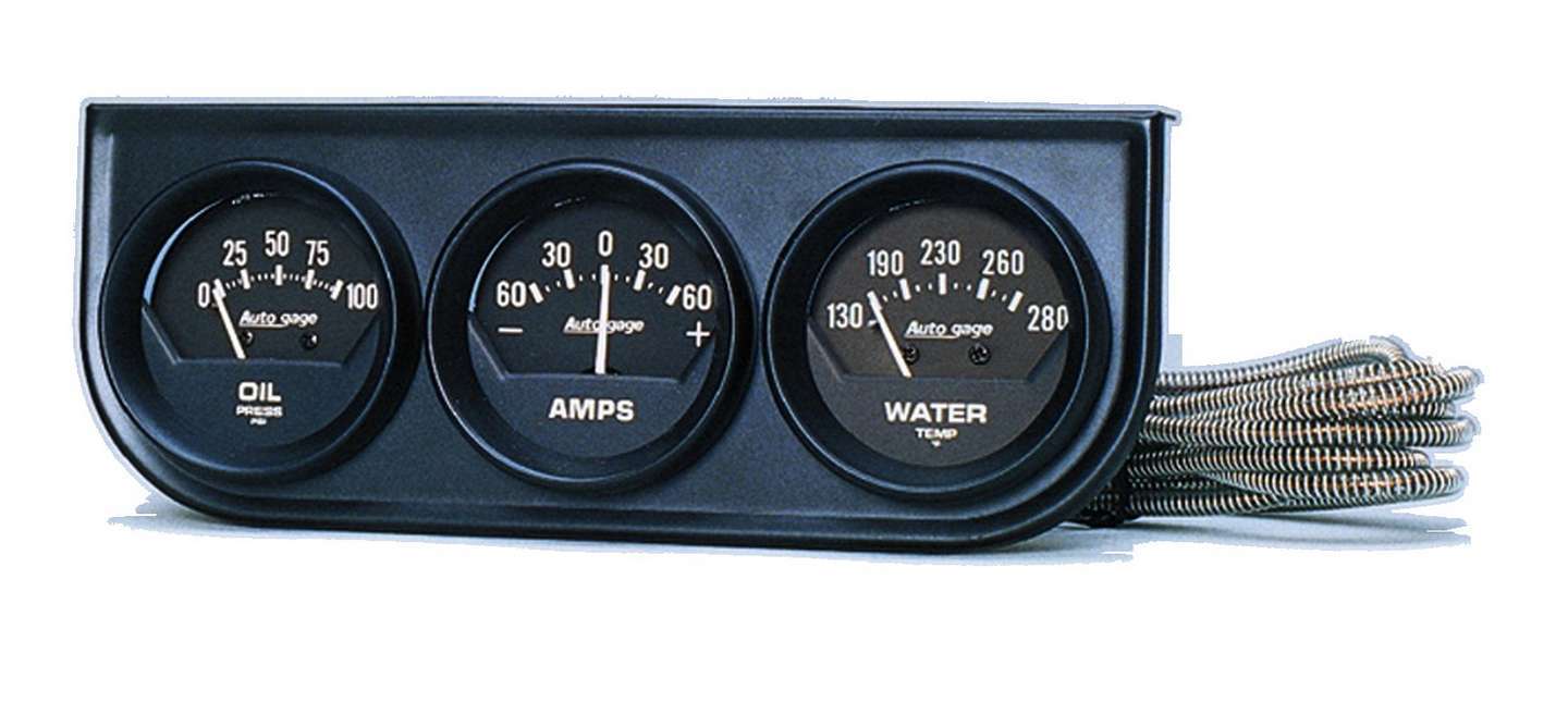 2in Black Mech.Gauge Pnl Online now