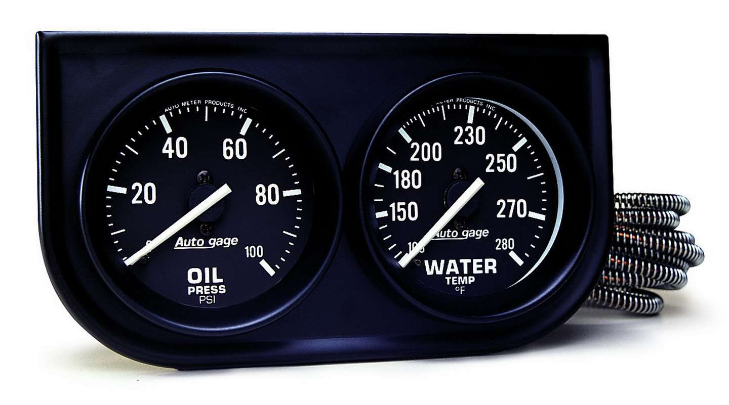 2in Black Mech Gauge Panel Supply