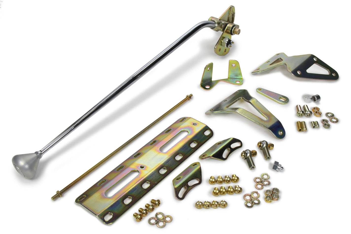 23in TH-400 Shifter w/ Brushed Alu. Mush. Knob Online Sale