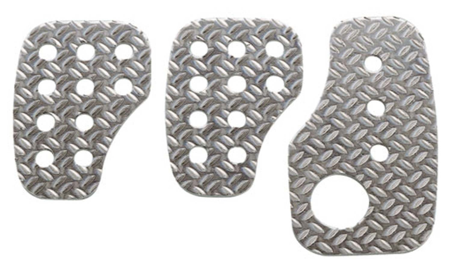3 Pedal Set Knurled Aluminium Supply