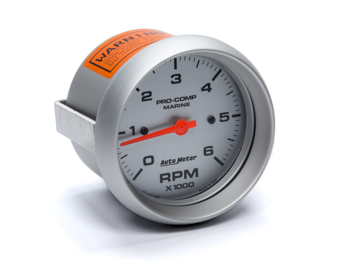 3-3/8 U/L Tachometer 6000 RPM Online Sale