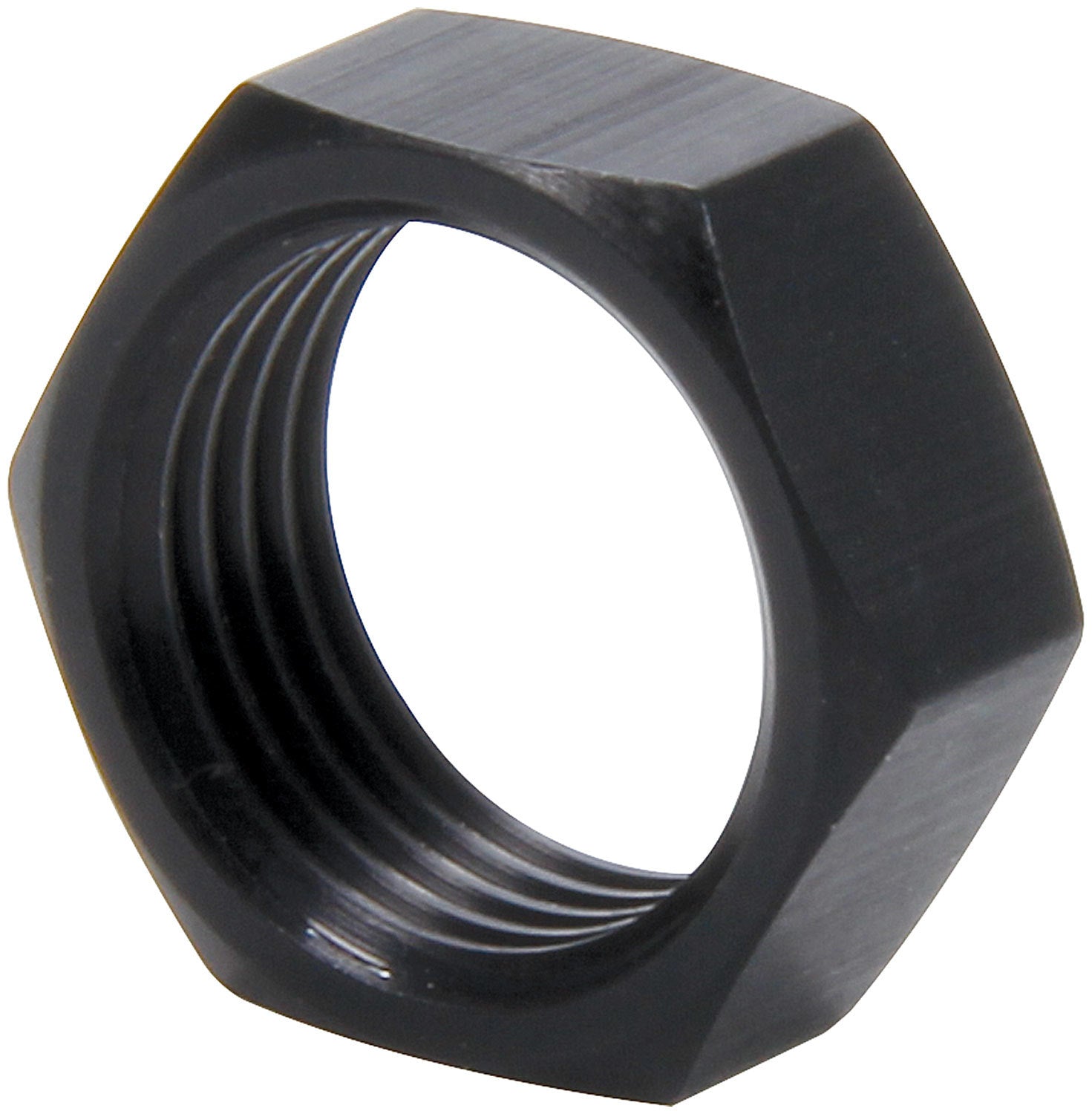 3/4-16 LH Alum Jam Nuts Thin OD Black 4pk Online Hot Sale
