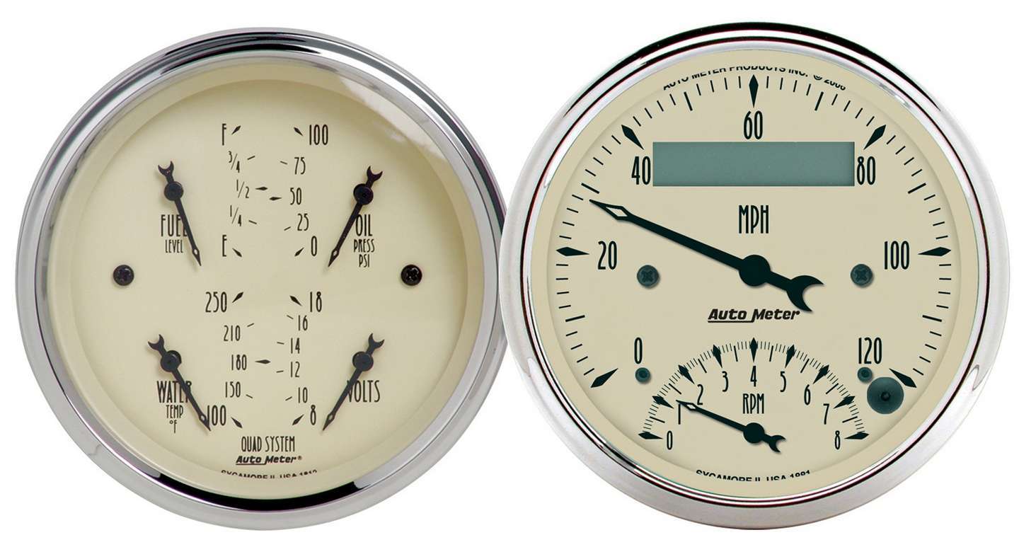 3-3/8in A/B Quad/Speedo/Tach Combo Online Hot Sale