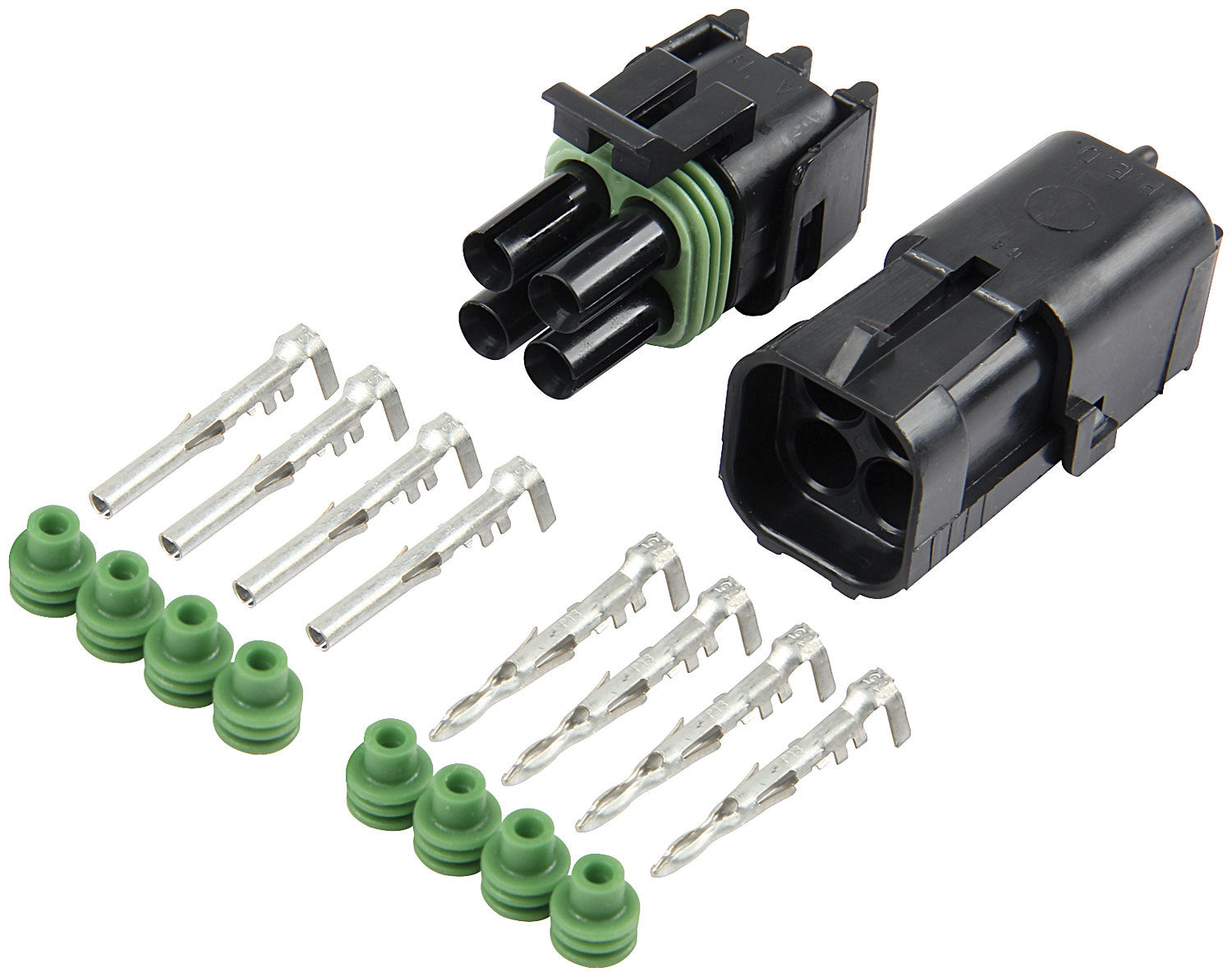 4-Wire Weather Pack Connector Kit Square Online Sale