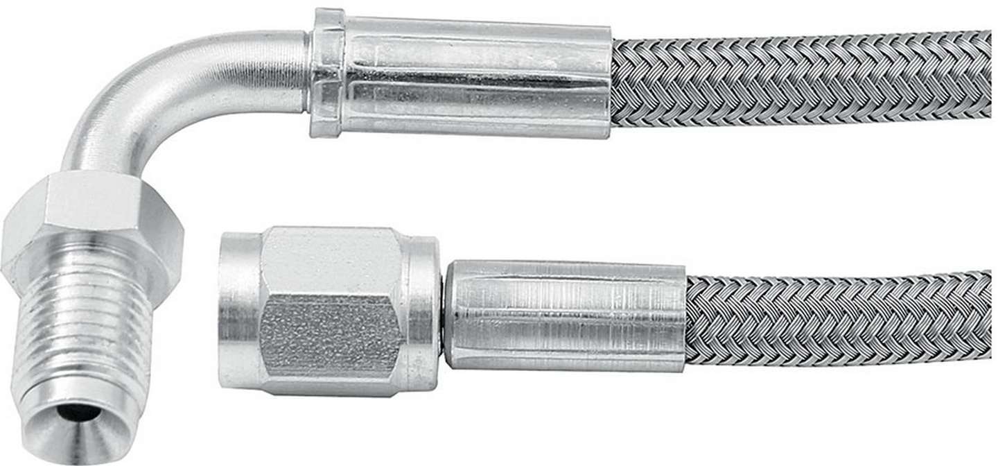 48in #3 Line -3 Str/90 Deg 3/8-24 Inv Flr Supply