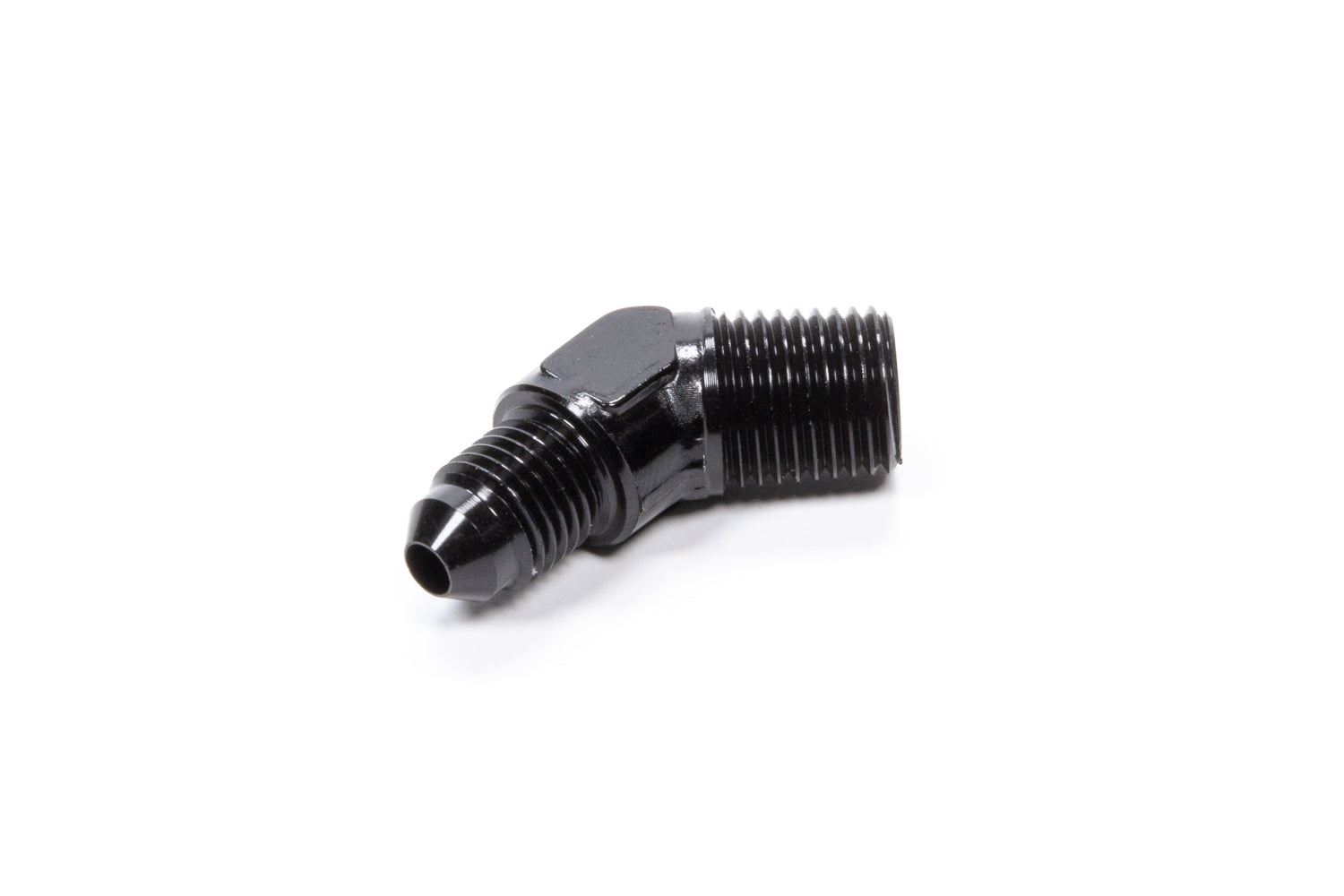 45 Deg Adapter Fitting #4 x 1/4 MPT Black Online Sale