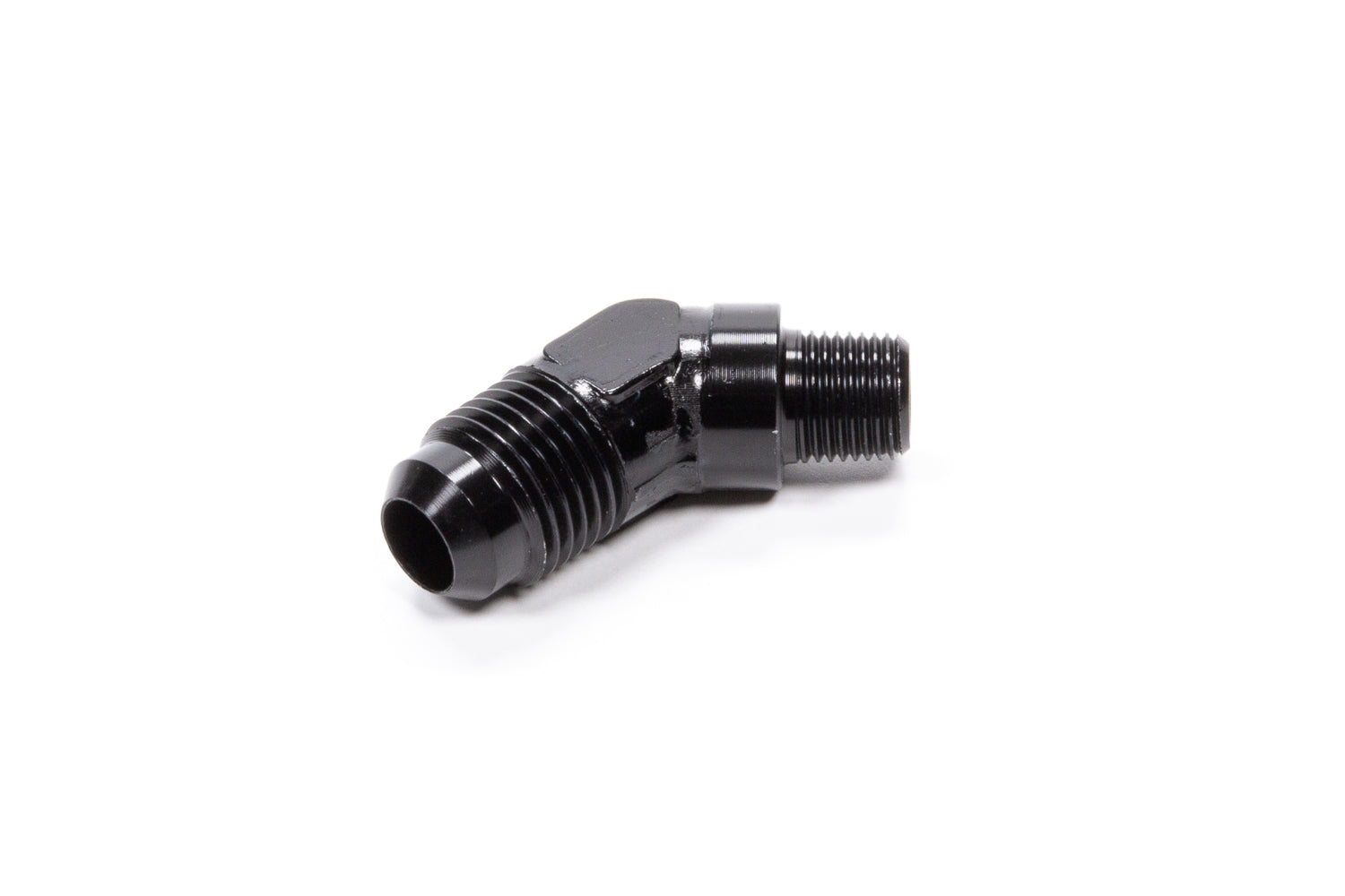 45 Deg Adapter Fitting #6 x 1/8 MPT Black on Sale