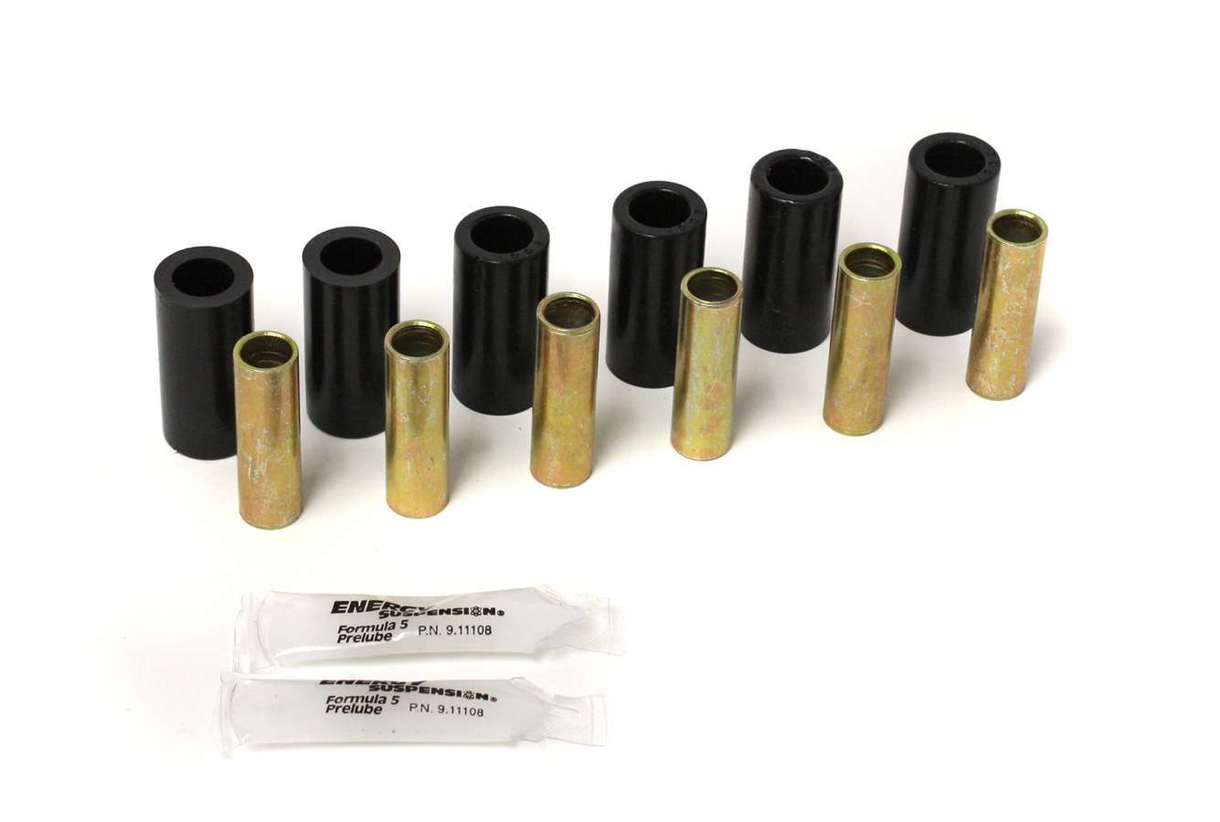 55-75 CJ Frt&rear Sprng Bush Black Fashion
