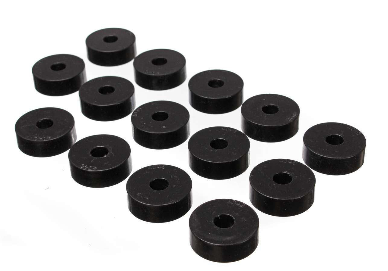55-73 CJ Body Mounts Black Online Sale