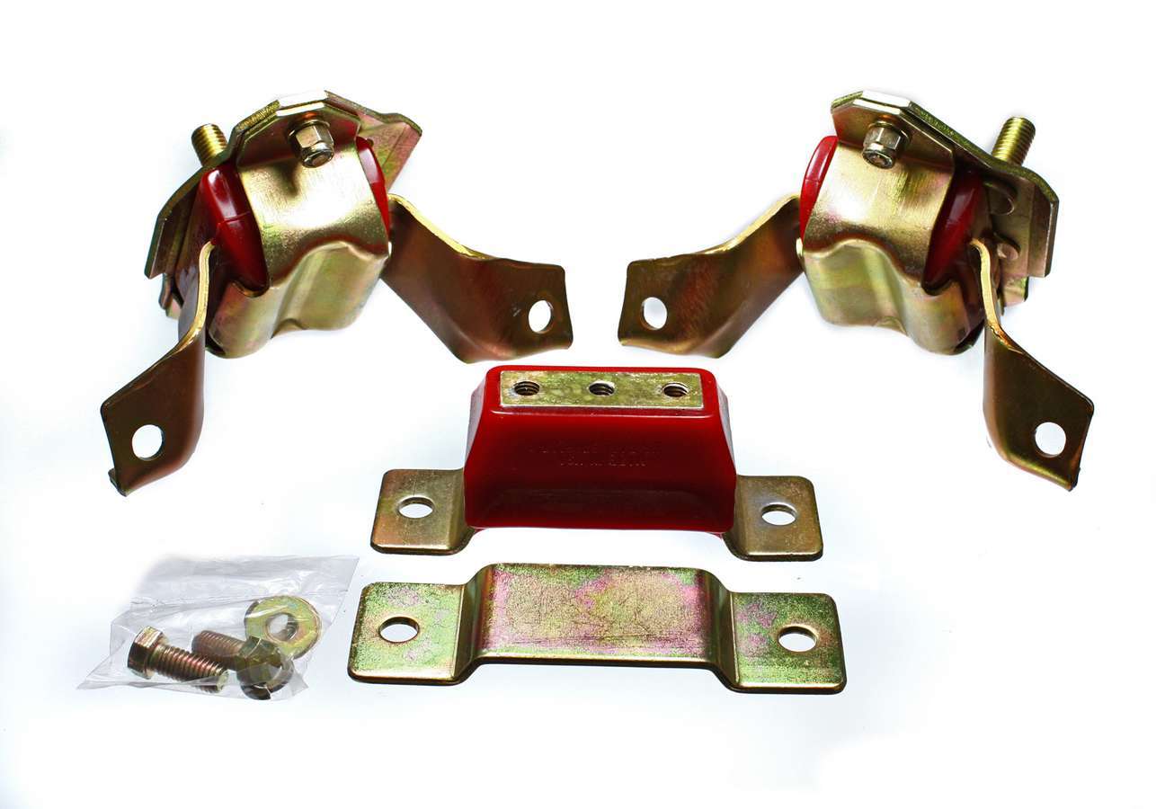 5.0L Mustang Motor Mounts & Trans- Red Supply