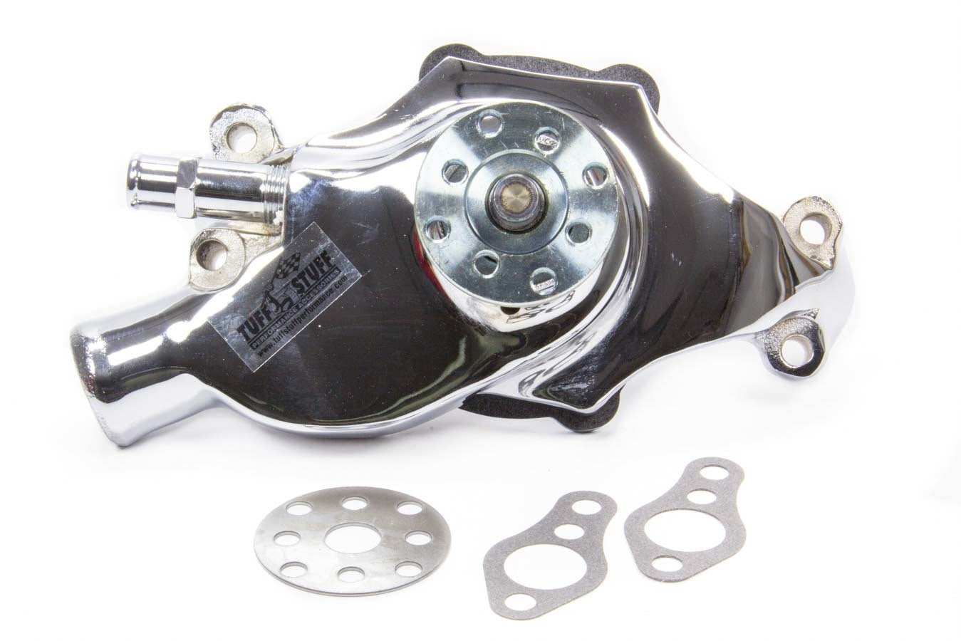 55-71 SBC Water Pump Short Chrome Online Sale