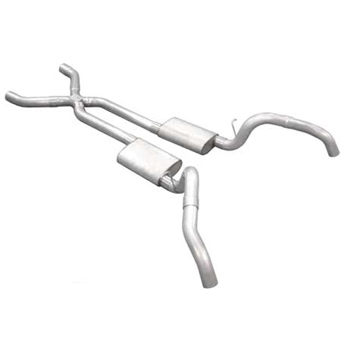 67-69 Camaro V8 2.5in Exhaust System w/X-Pipe Discount