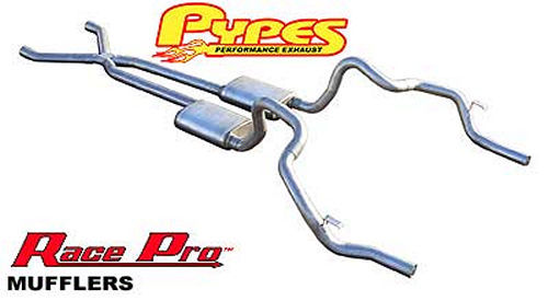 70-81 F-Body 2.5in Exhau st System w/X-Pipe on Sale
