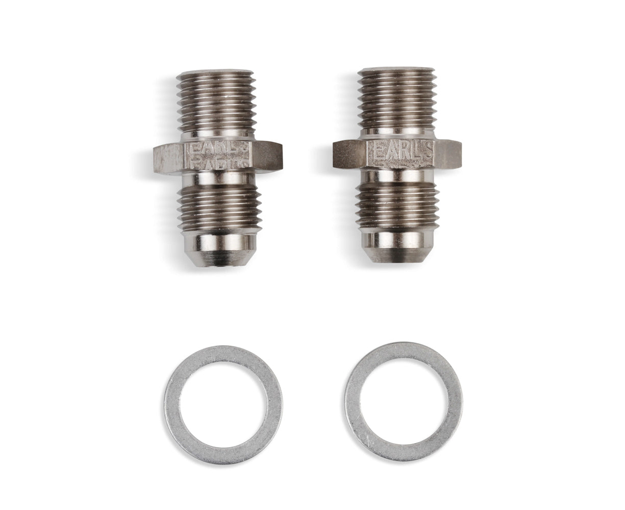 6an Male to 1/4-18 NPSM Adapter Fittings 2pk Hot on Sale