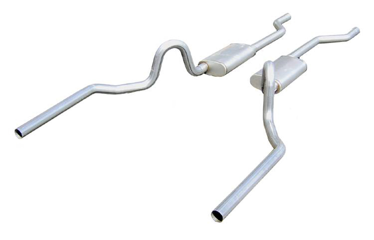 64-72 A-Body Crossmember Back Exhaust 2.5in Fashion