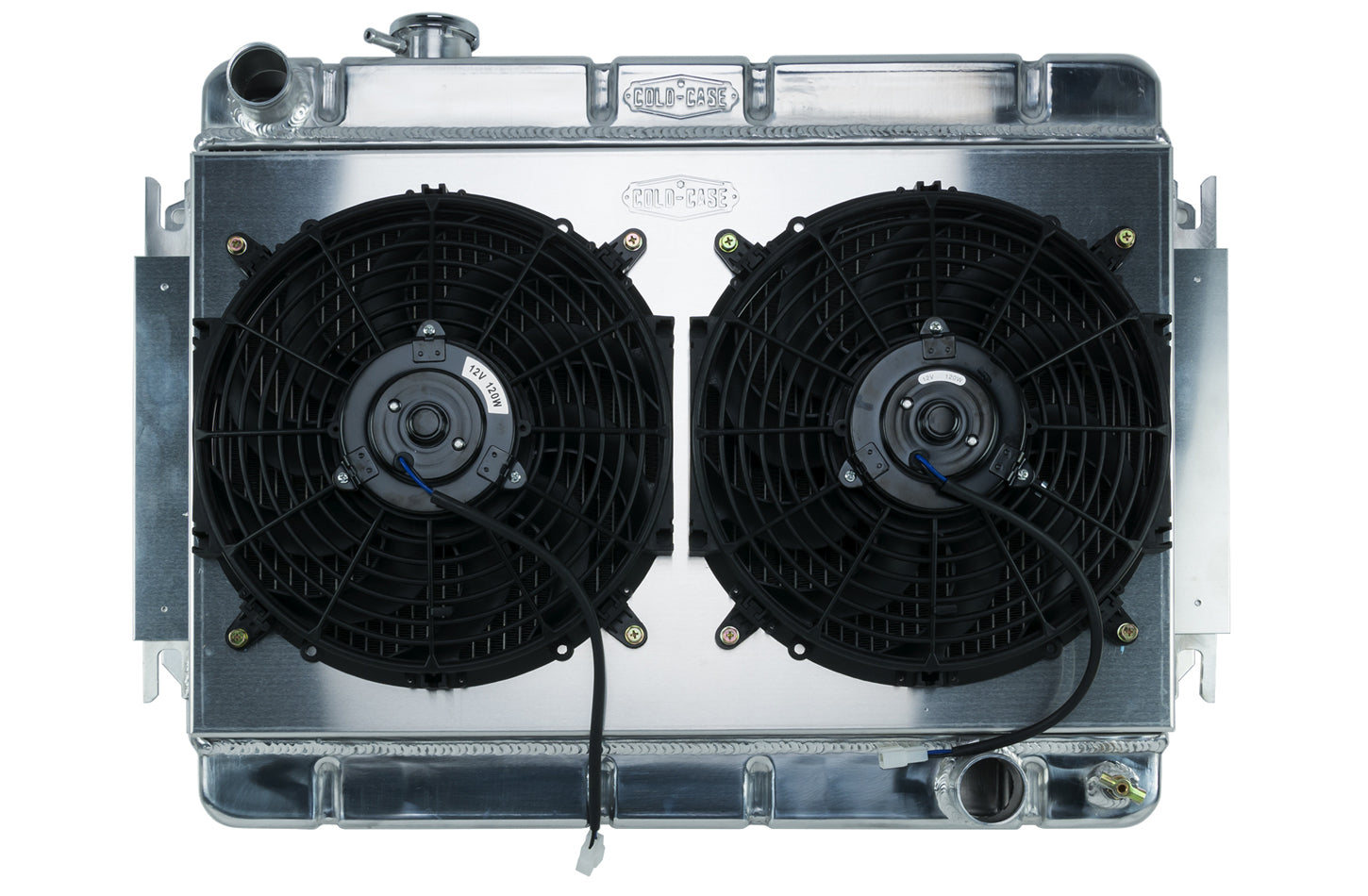 66-67 Chevelle Radiator & Dual 12in Fan Kit AT Fashion