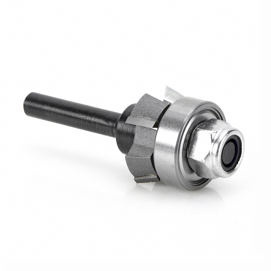 Amana 47404  4 Wing Flush Trim Single Bevel Cutter Router Bit Assembly Online