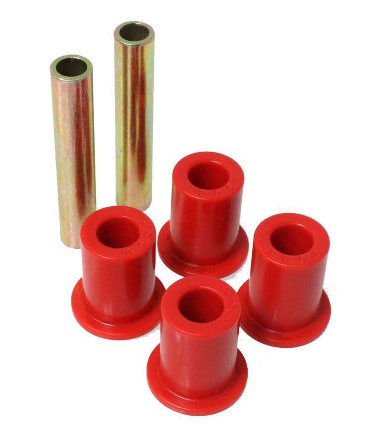 71-91 GM Front Frame Shackle Eye Set Red on Sale