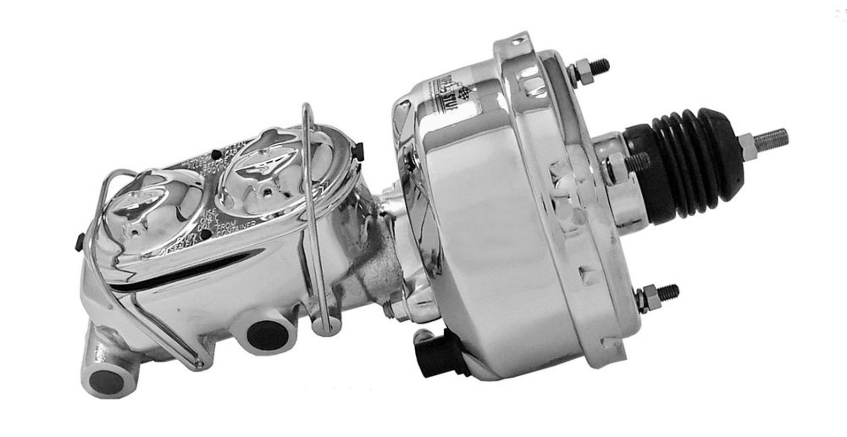 7in Brake Booster Chrome w/2020NA Master Cylinder Online Hot Sale