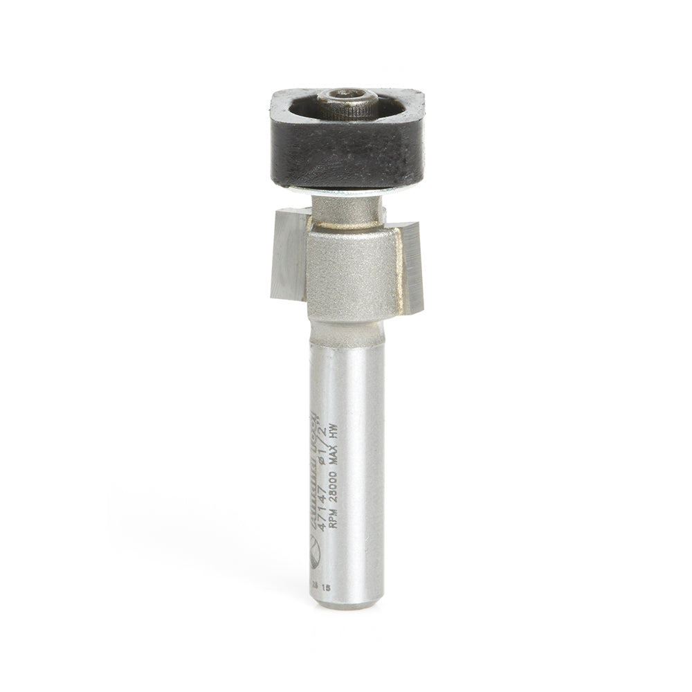Amana 47147 Laminate Trimmer with Euro Square Bearing Router Bit Hot on Sale