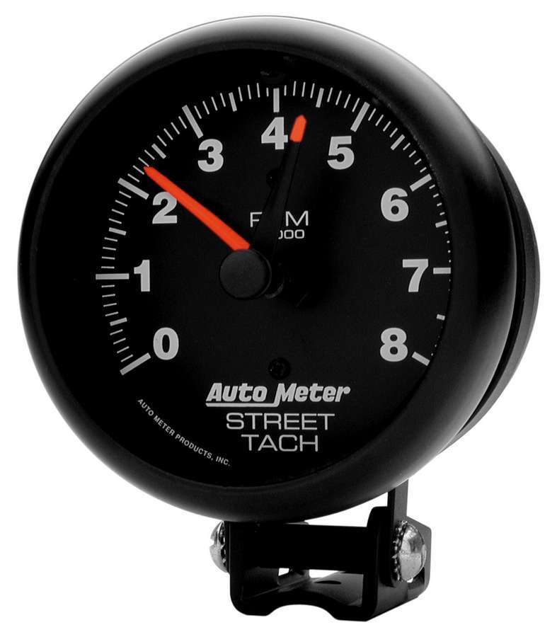 8000 Rpm Black Tach Hot on Sale