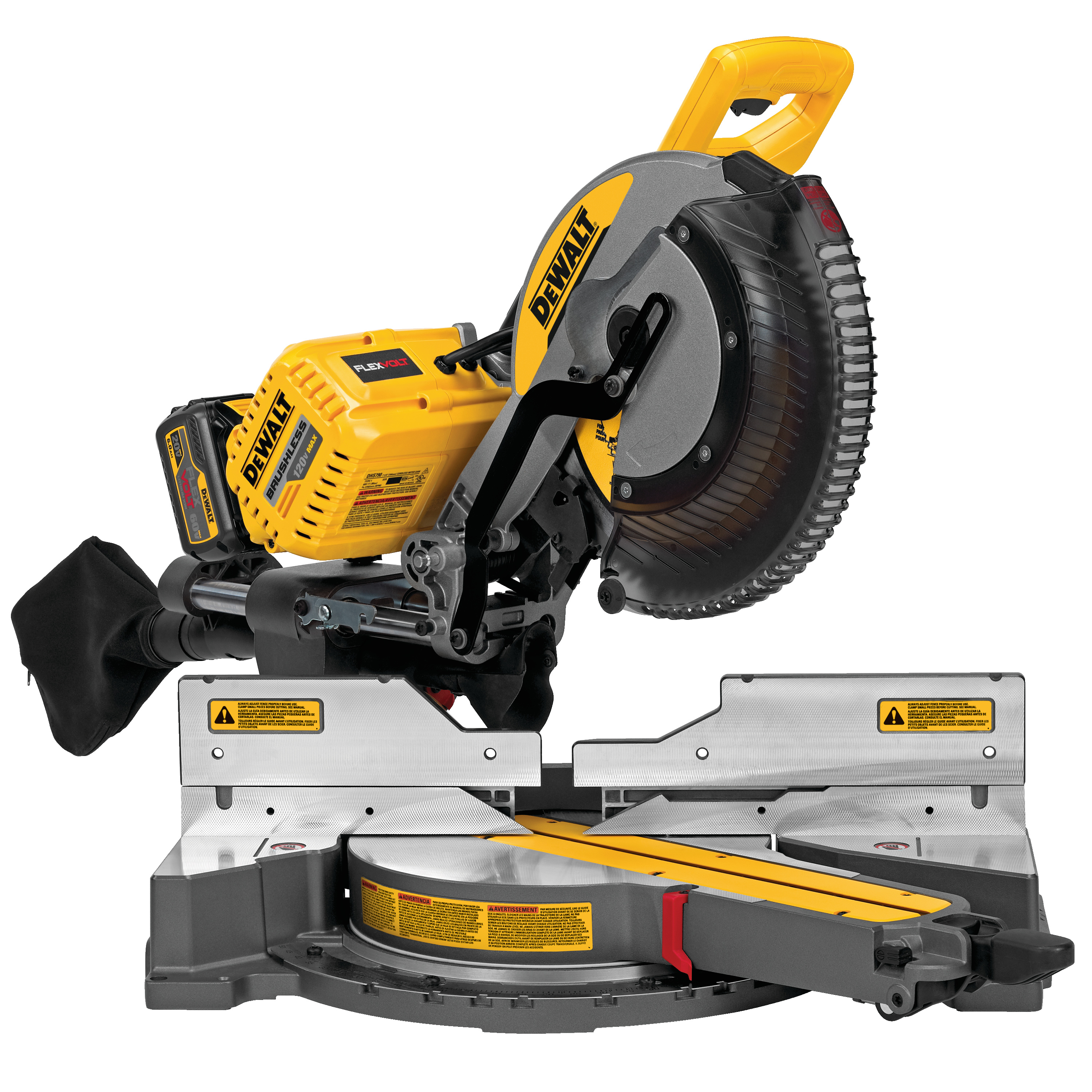 DeWalt DHS790AT2 12″ Double Bevel Sliding Compound FlexVolt Miter Saw Kit Hot on Sale